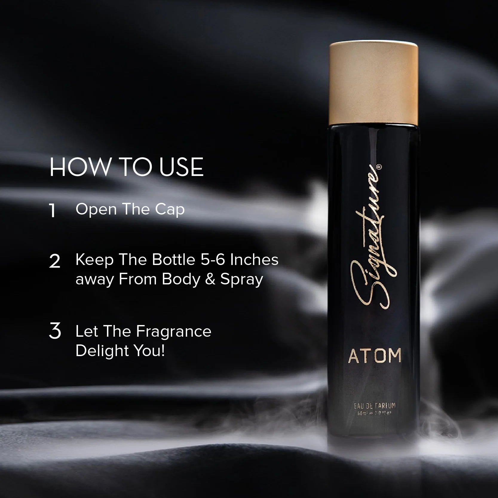 Atom Unisex Perfume - 60 ML | Long Lasting Perfume for Men and Women | Everyday Perfume