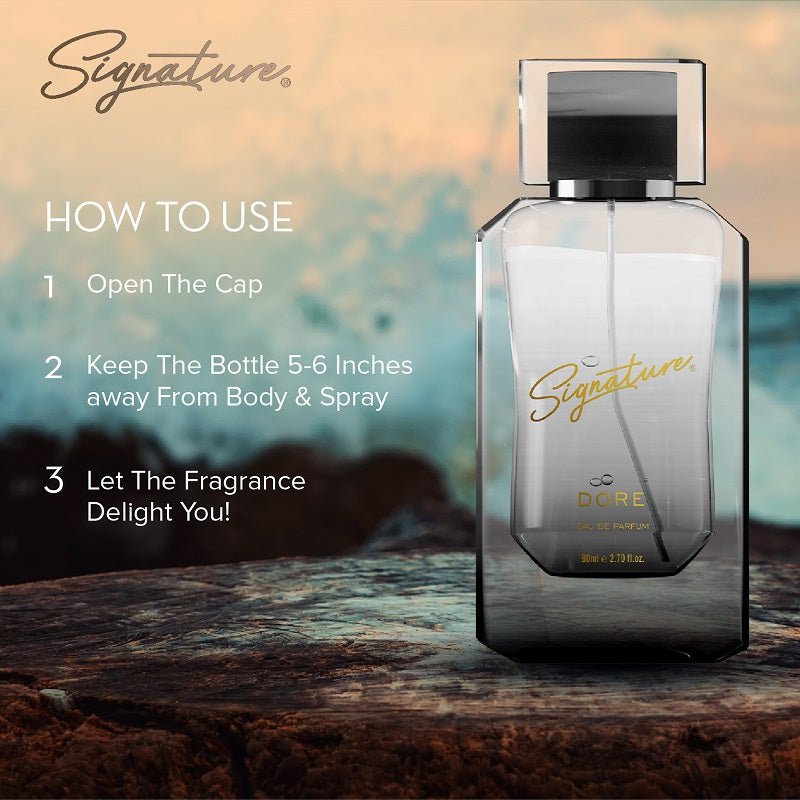 How to use Dore long lasting perfume