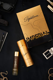 IMPERIAL Unisex Perfume (60ML Perfume + 200ML Deodorant) | Perfume Gift Set for Men & Women | Festival Gift Pack