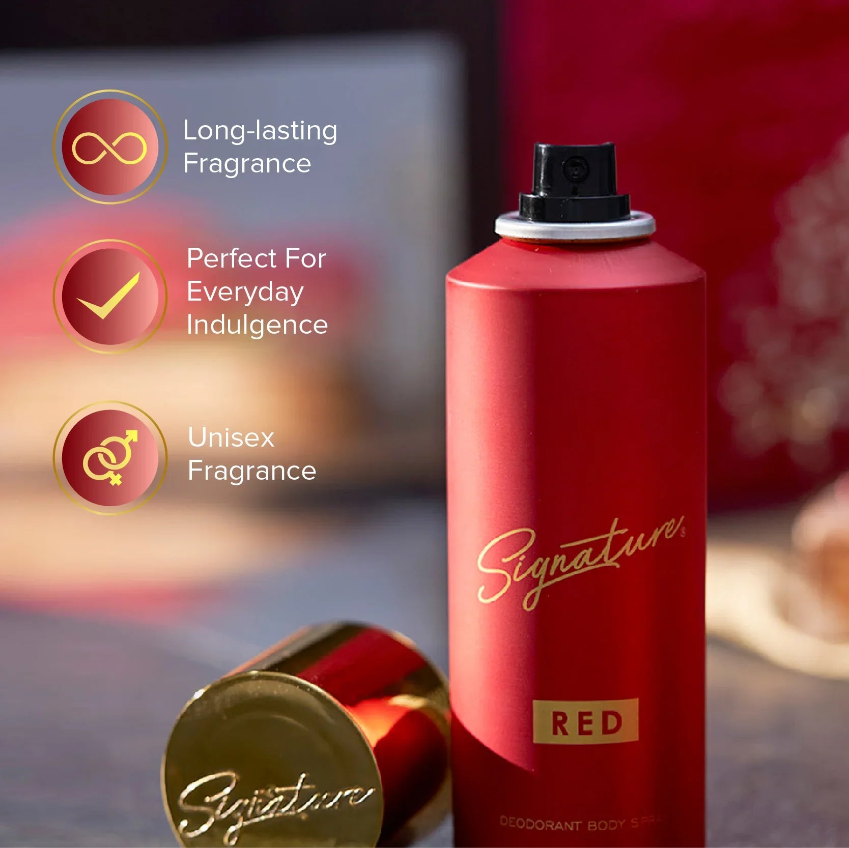 Red Long Lasting Fragrance