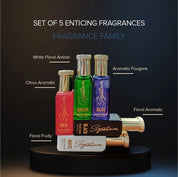 Impression Unisex Perfume ( 20ml X 5N) | Perfume Gift Pack for Men & Women |  Long Lasting Fragrance