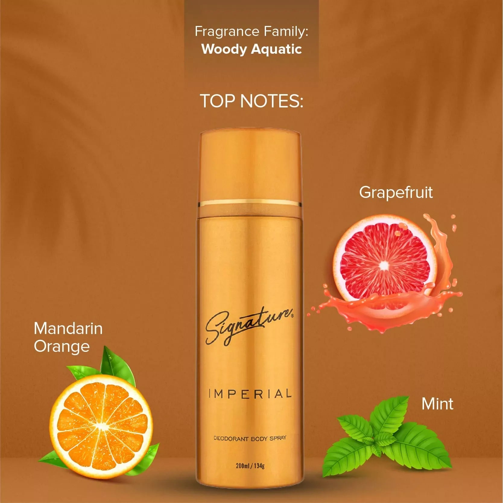 Imperial Unisex Deodorant Body Spray (200ml) | Long Lasting Fragrance For Men & Women | Fights Body Odour | Everyday Use