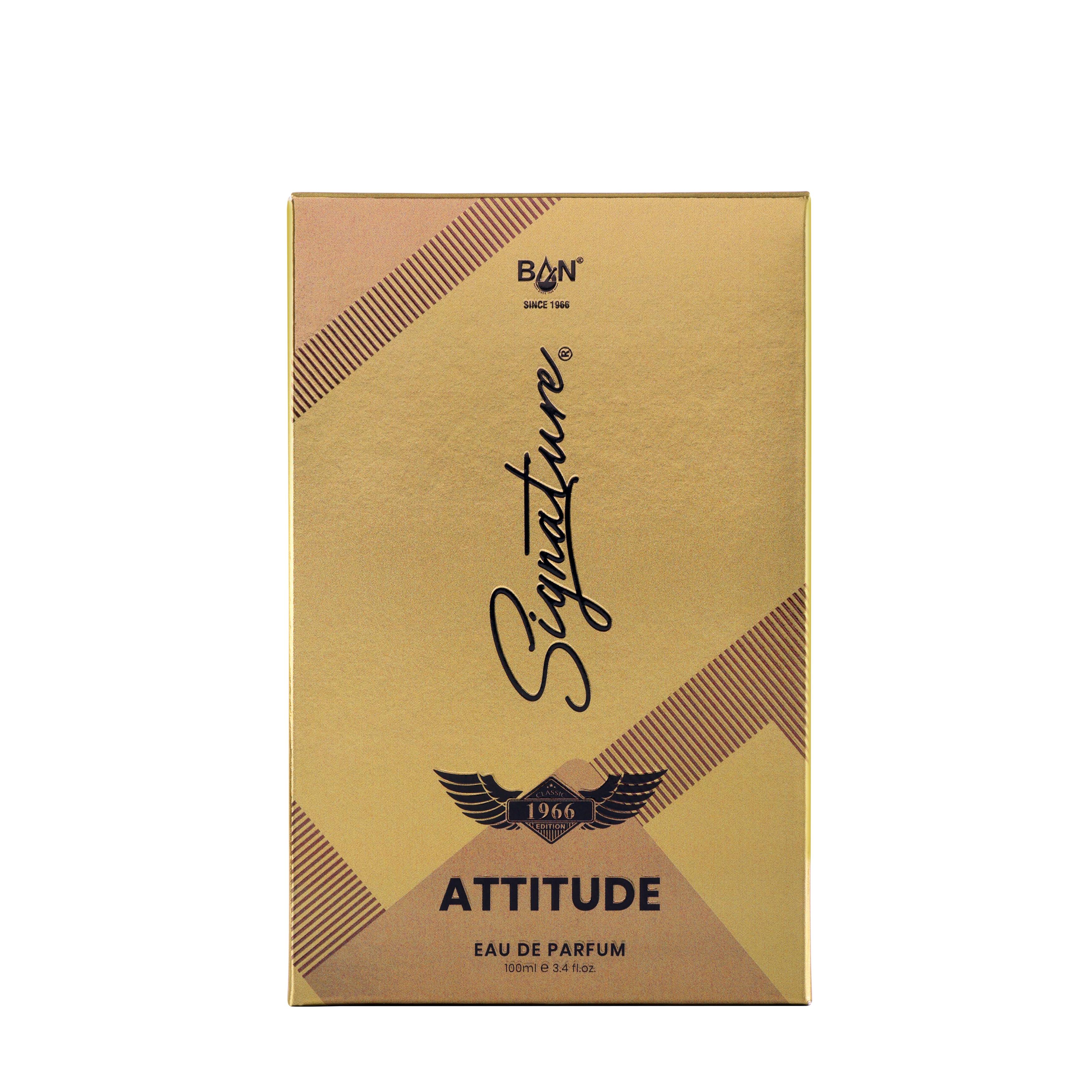 ATTITUDE – Men's Eau De Parfum - 100ml | Warm Spicy Leather Fragrance  Fragrances