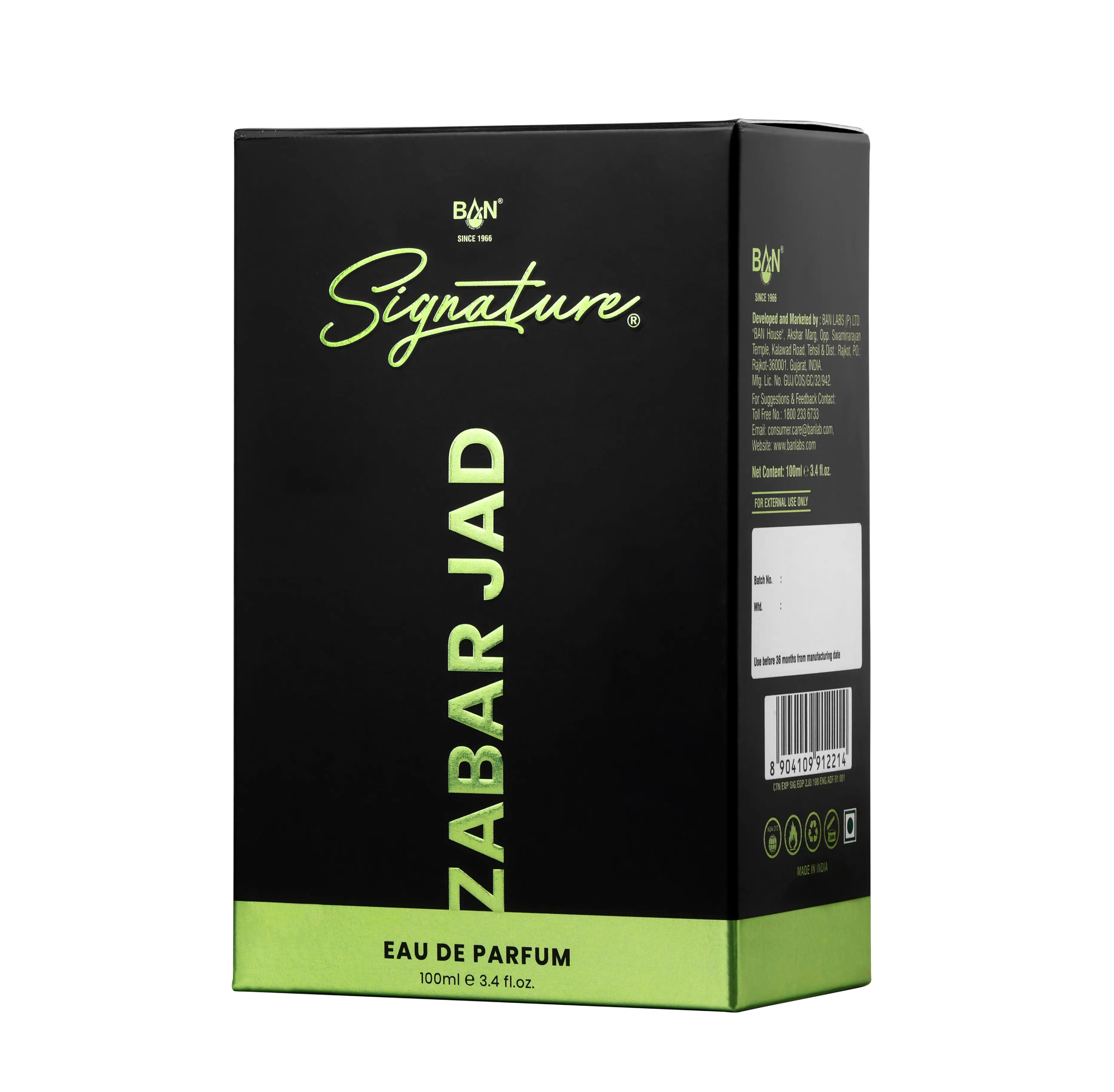 Zabar Jad – Unisex Eau De Parfum - 100ml | Sweet Spicy Wood & Oud  Fragrances