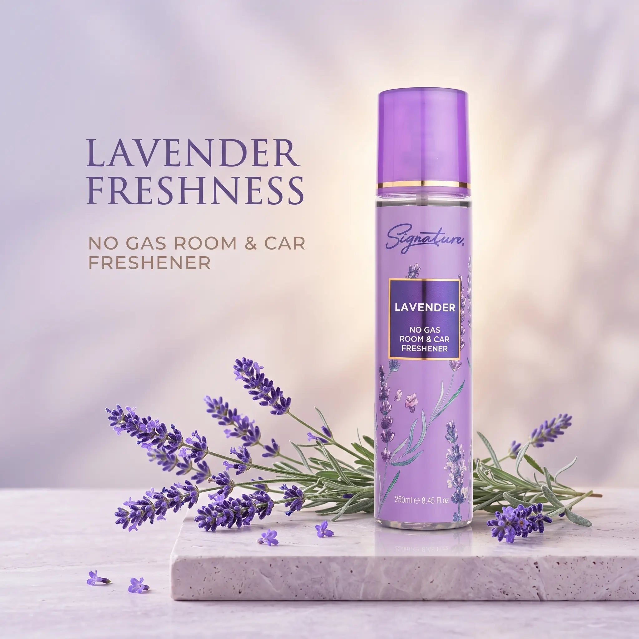 Lavender Premium Room & Car Perfume (Pack of 3) | 250 ML | Room Spray Air Freshener Combo  Fragrances