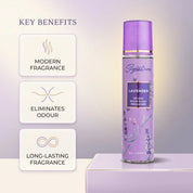 Lavender Premium Room & Car Perfume (Pack of 3) | 250 ML | Room Spray Air Freshener Combo  Fragrances