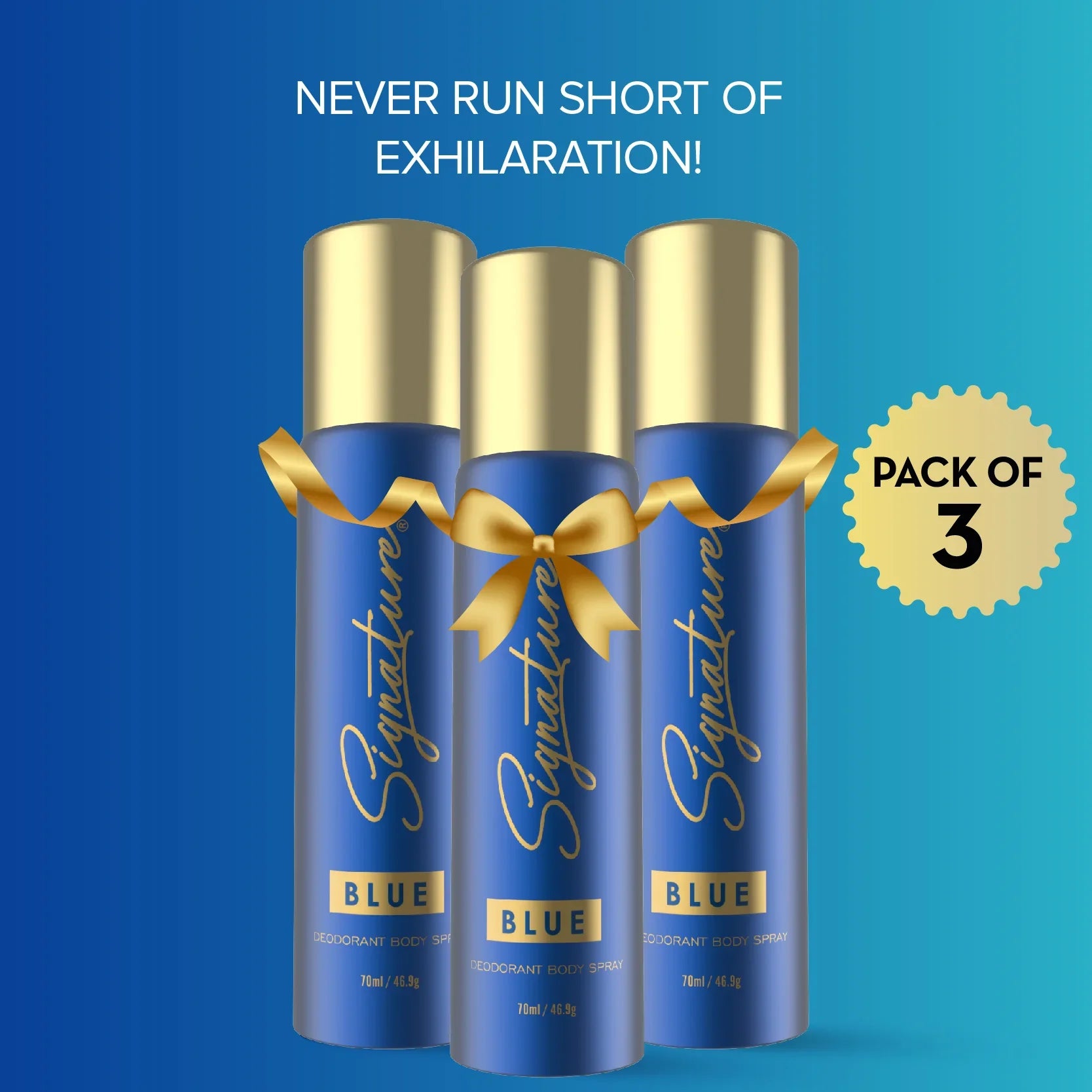 Signature Blue 70 Ml Deodorant Gift Pack