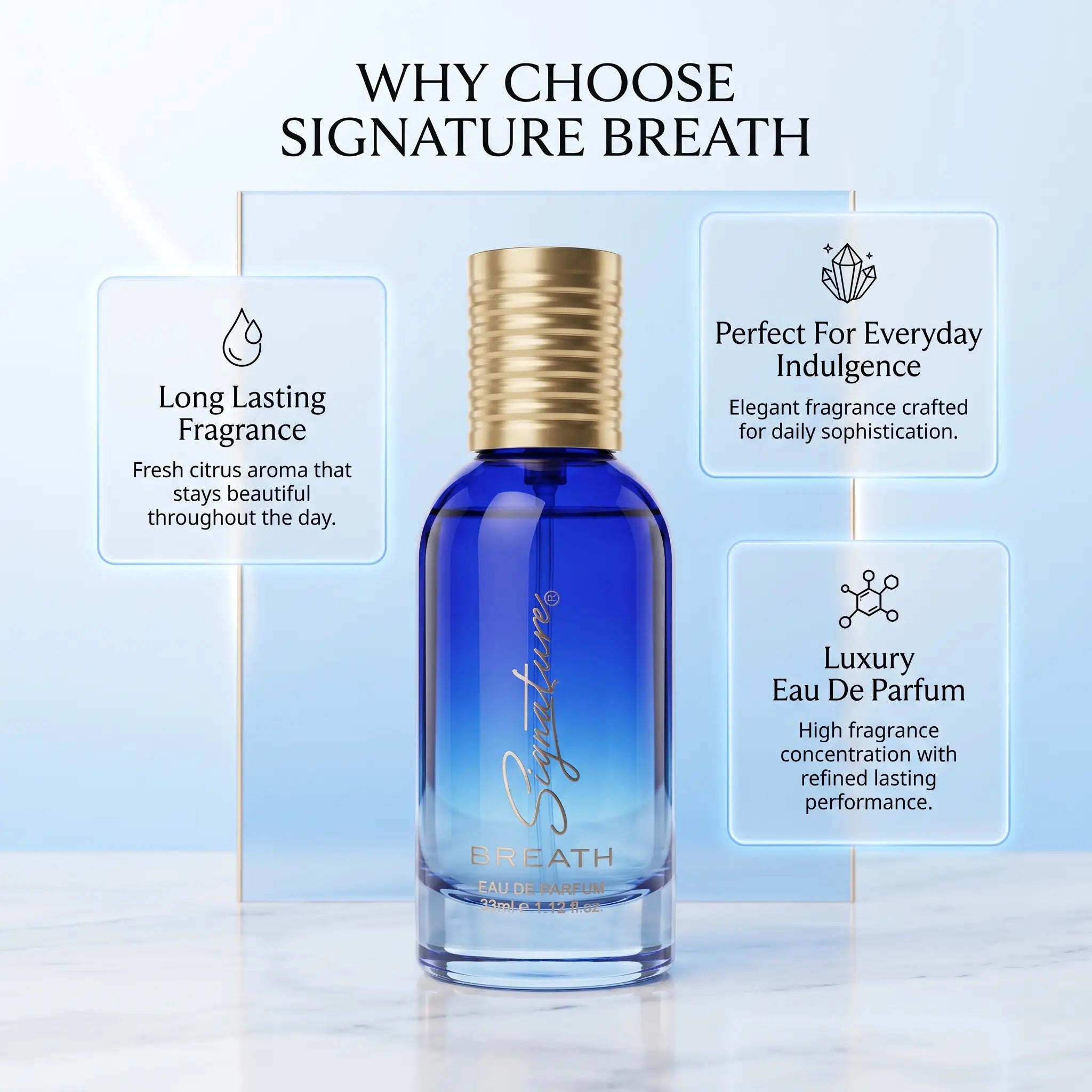 Breath Female Perfume - 30 ml | Premium Perfume for Women | Refreshing Fragrance for Daily Use  Fragrances