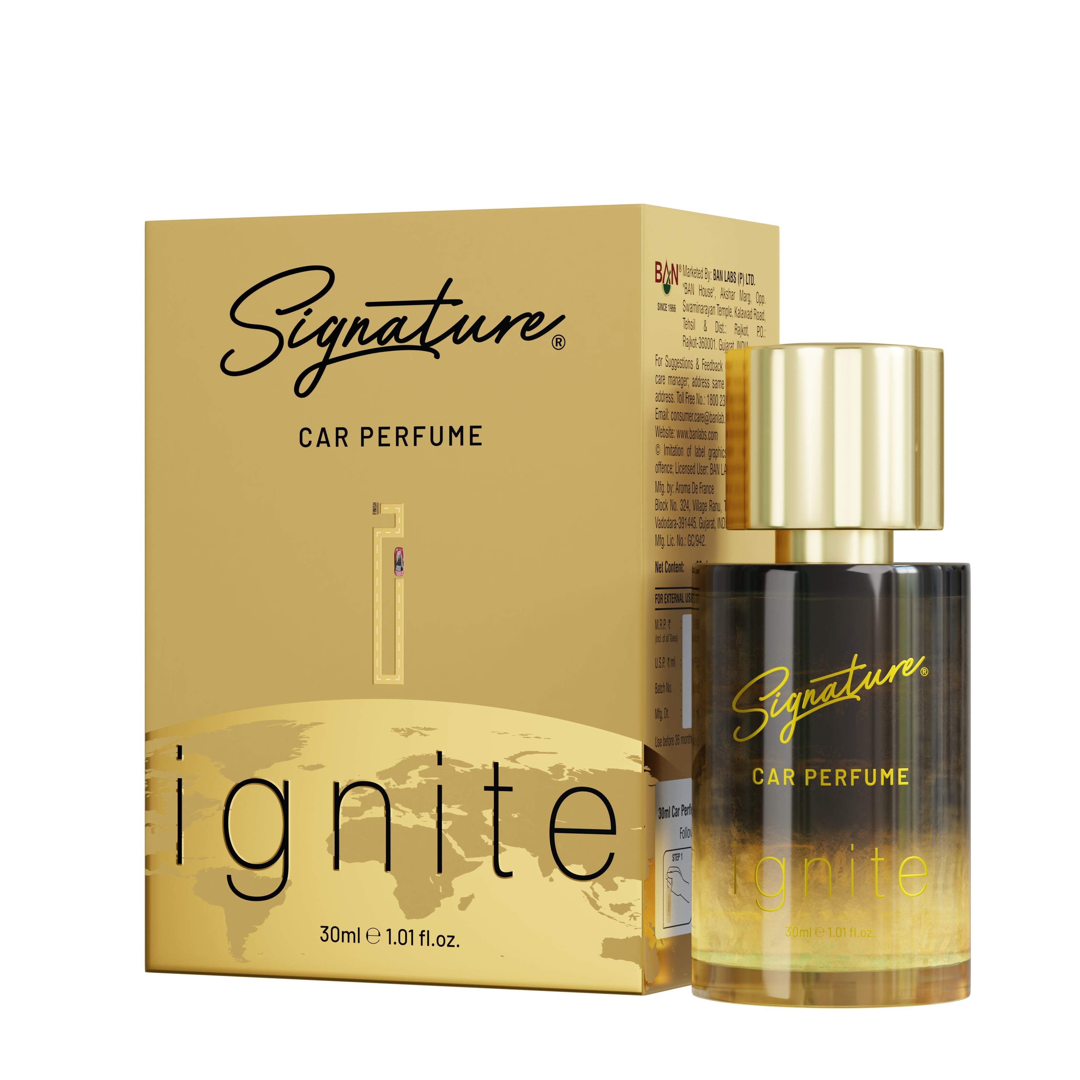 Signature Premium Car Perfume – 30 ML – Ignite  Fragrances