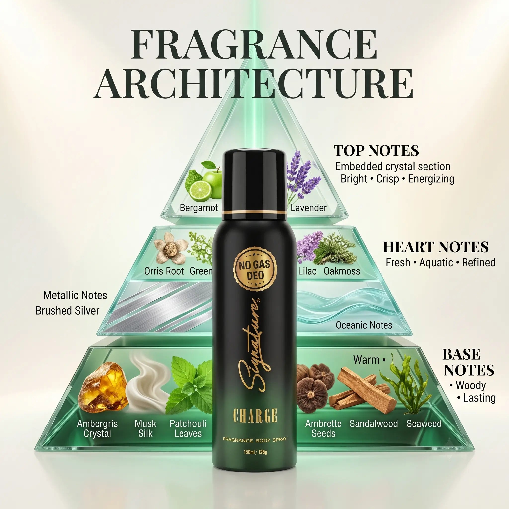 Signature Charge Perfume Body Spray – 150ml  Fragrances