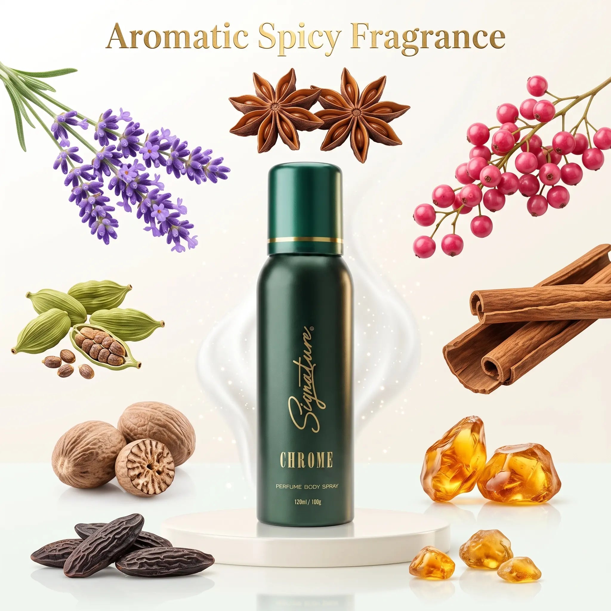 Chrome Unisex Deodorant - (25 ML & 120 ml) | Long Lasting Deo for Men and Women | Everyday Use or Special Occasion  Fragrances