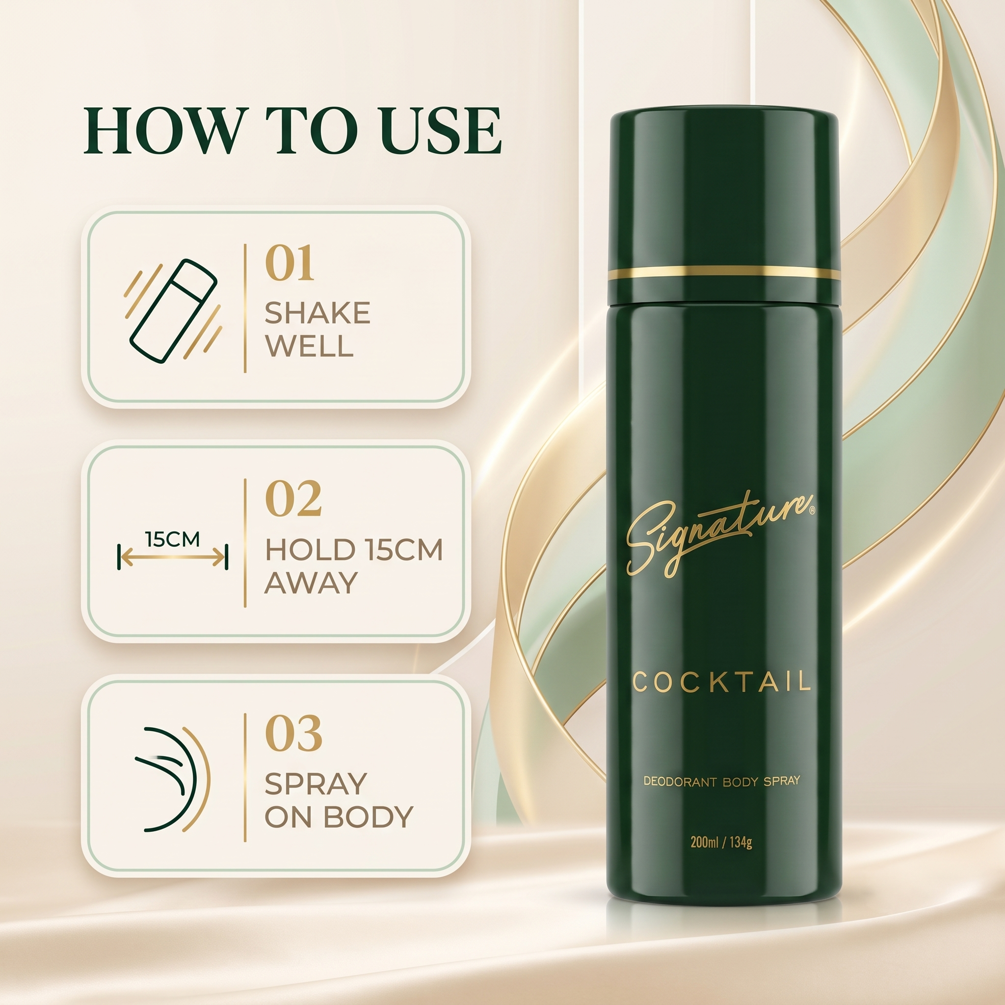Cocktail Unisex Deodorant Body Spray (200ml) | Fights Body Odour | For Men, Women | Natural Deodorant for Everyday Use  Fragrances