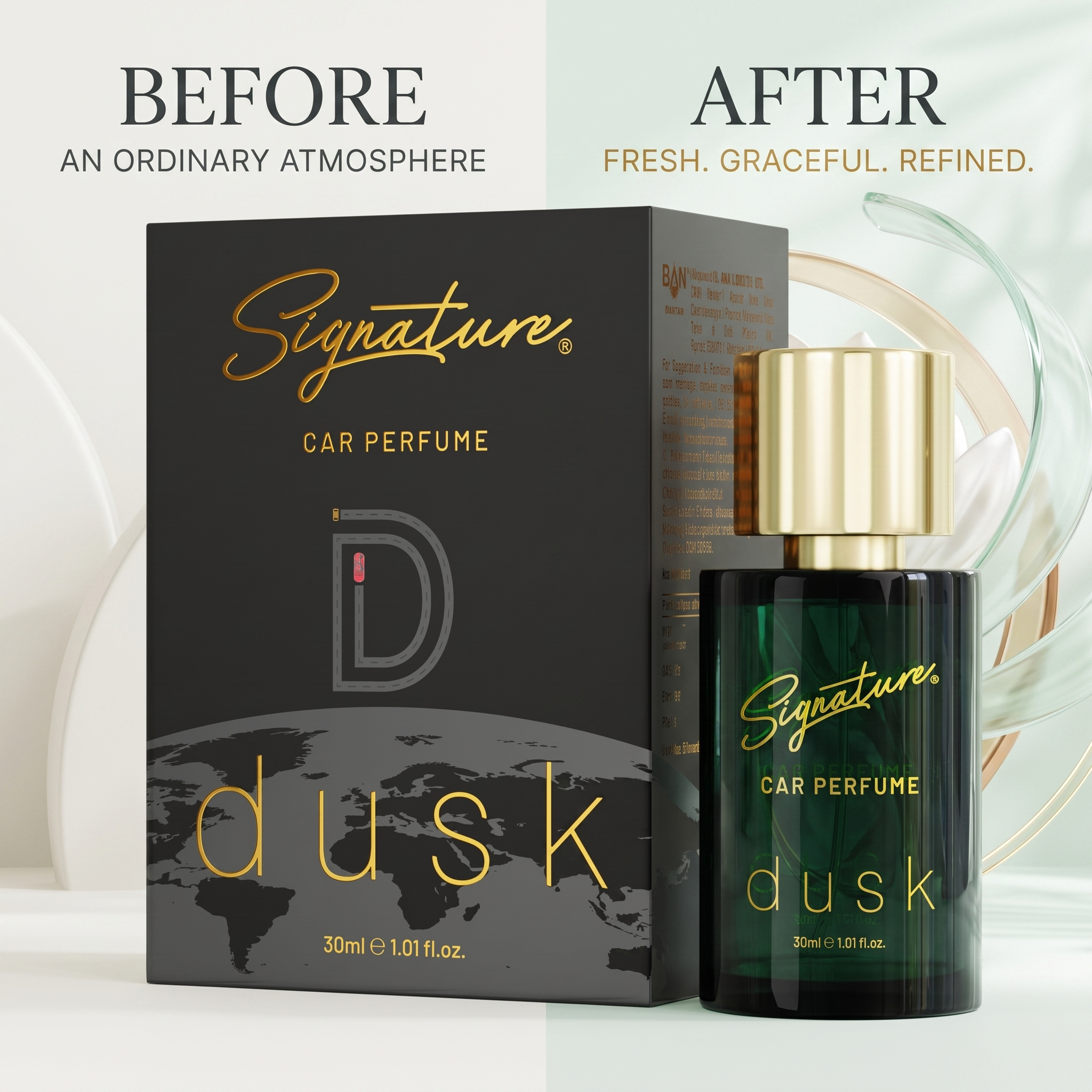 Signature Premium Car Perfume – 30 ML – Dusk  Fragrances