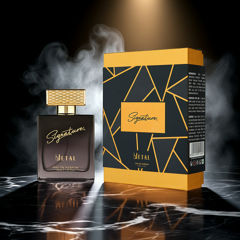 Aura Metal - 100ml | Long Lasting Fragrance for Men | Woody Spicy Scent | Everyday Perfume for Him