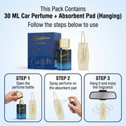 Signature Premium Car Perfume – 30 ML – Rush  Fragrances
