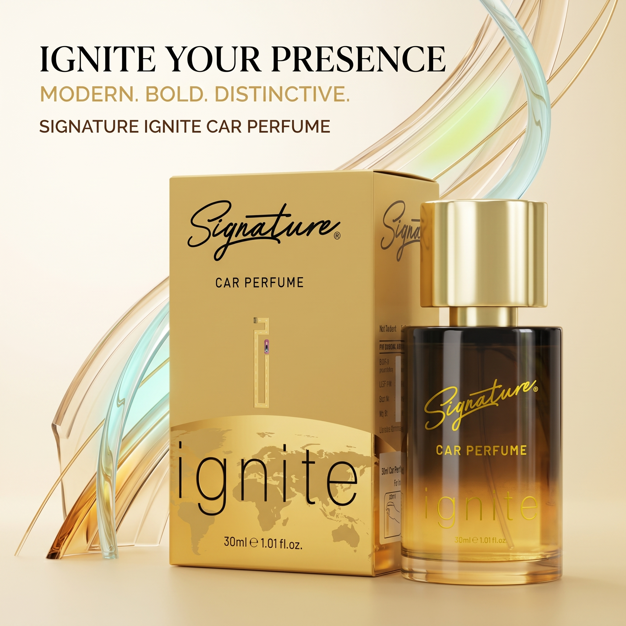 Signature Premium Car Perfume – 30 ML – Ignite  Fragrances