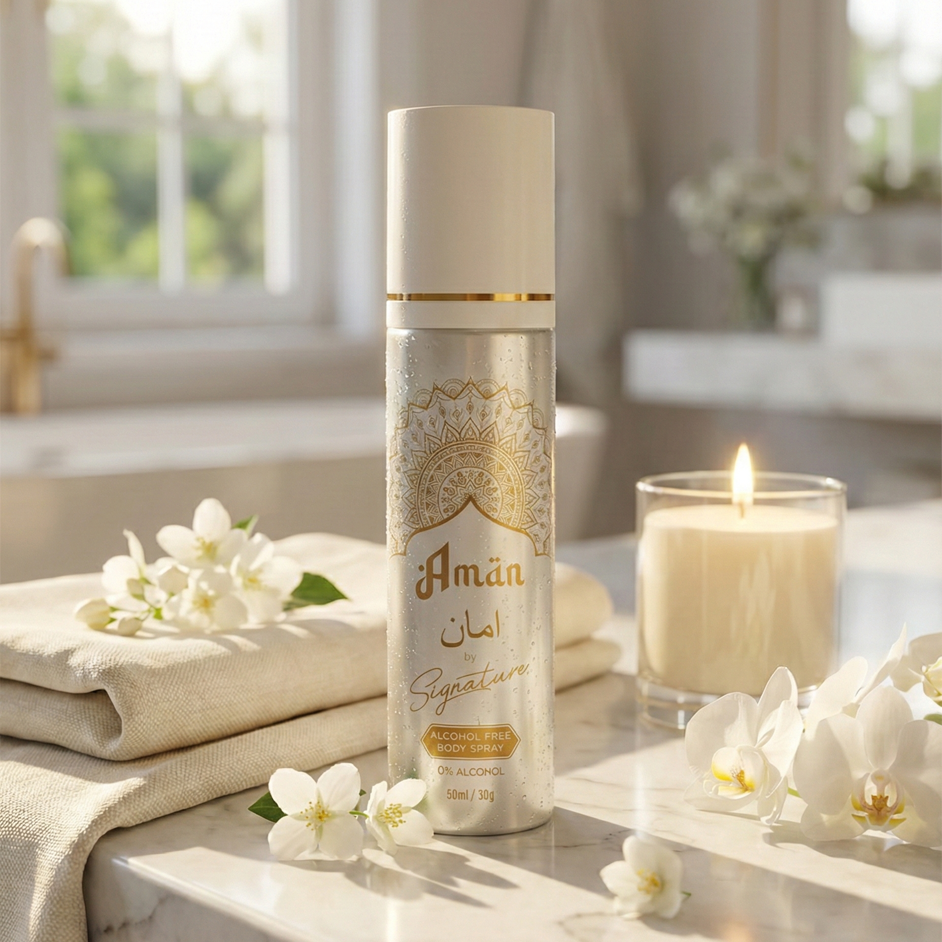 SIGNATURE PERFUME BODY SPRAY - NO ALCOHOL - 50ML - AMAN  Fragrances