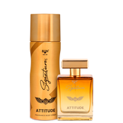 ATTITUDE Signature Duo – Men's 100ml EDP & 150ml Deodorant Combo | Warm Spicy Leather  Fragrances