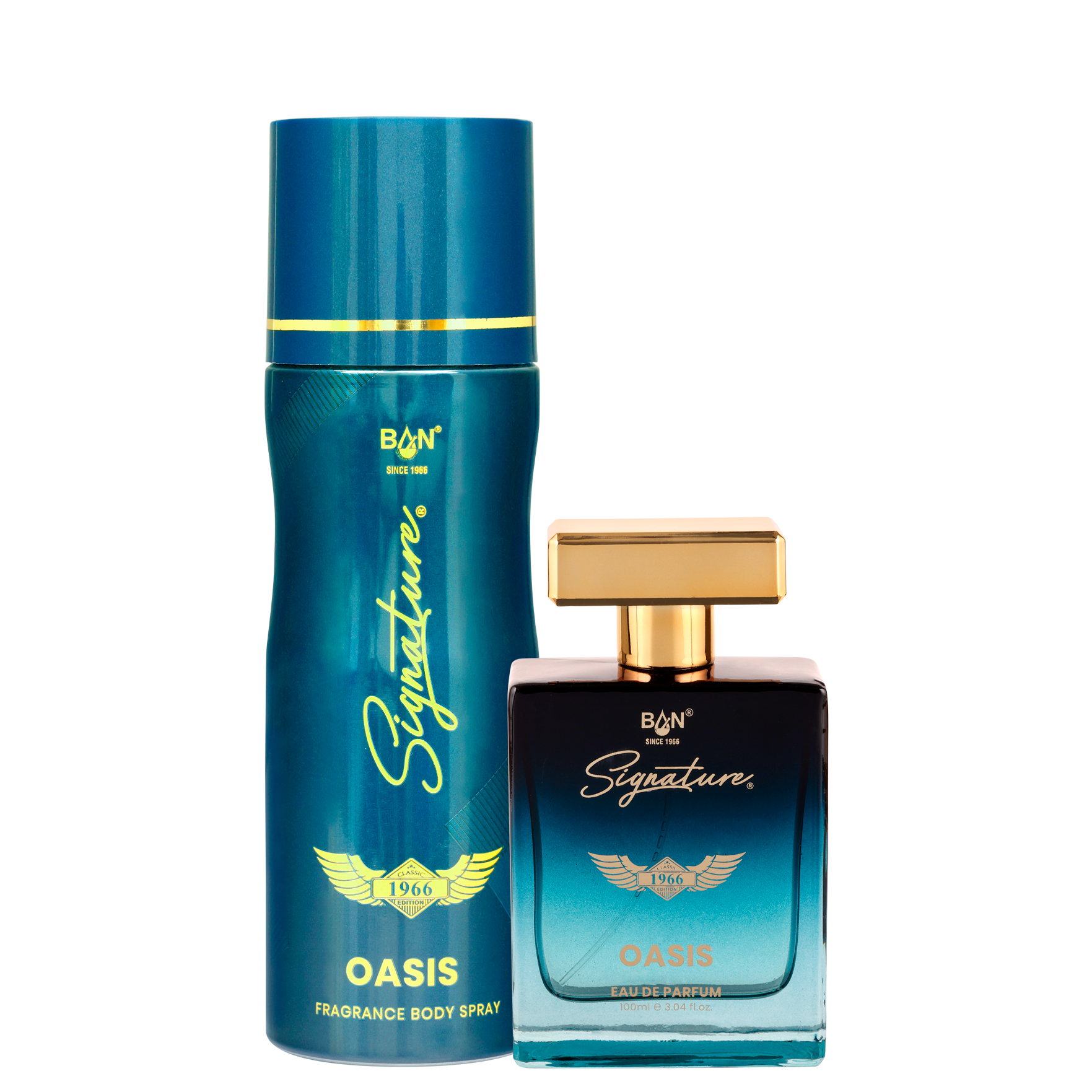 OASIS Signature Duo – Men's 100ml EDP & 150ml Deodorant Combo | Clean Fresh Woody  Fragrances