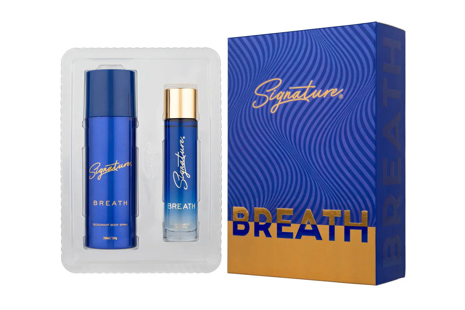 BREATH - 60 ML Perfume + 200 ML Deodorant | Festival Gift Pack