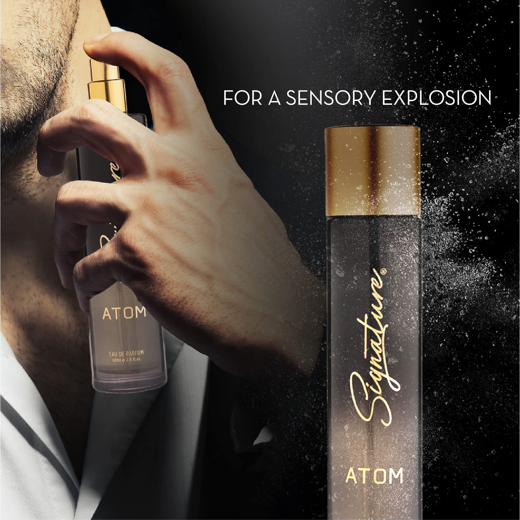 Universe Series Atom & Earth | Unisex Combo Pack of 2 (60 ml) | Long Lasting Fragrance for Men and Women