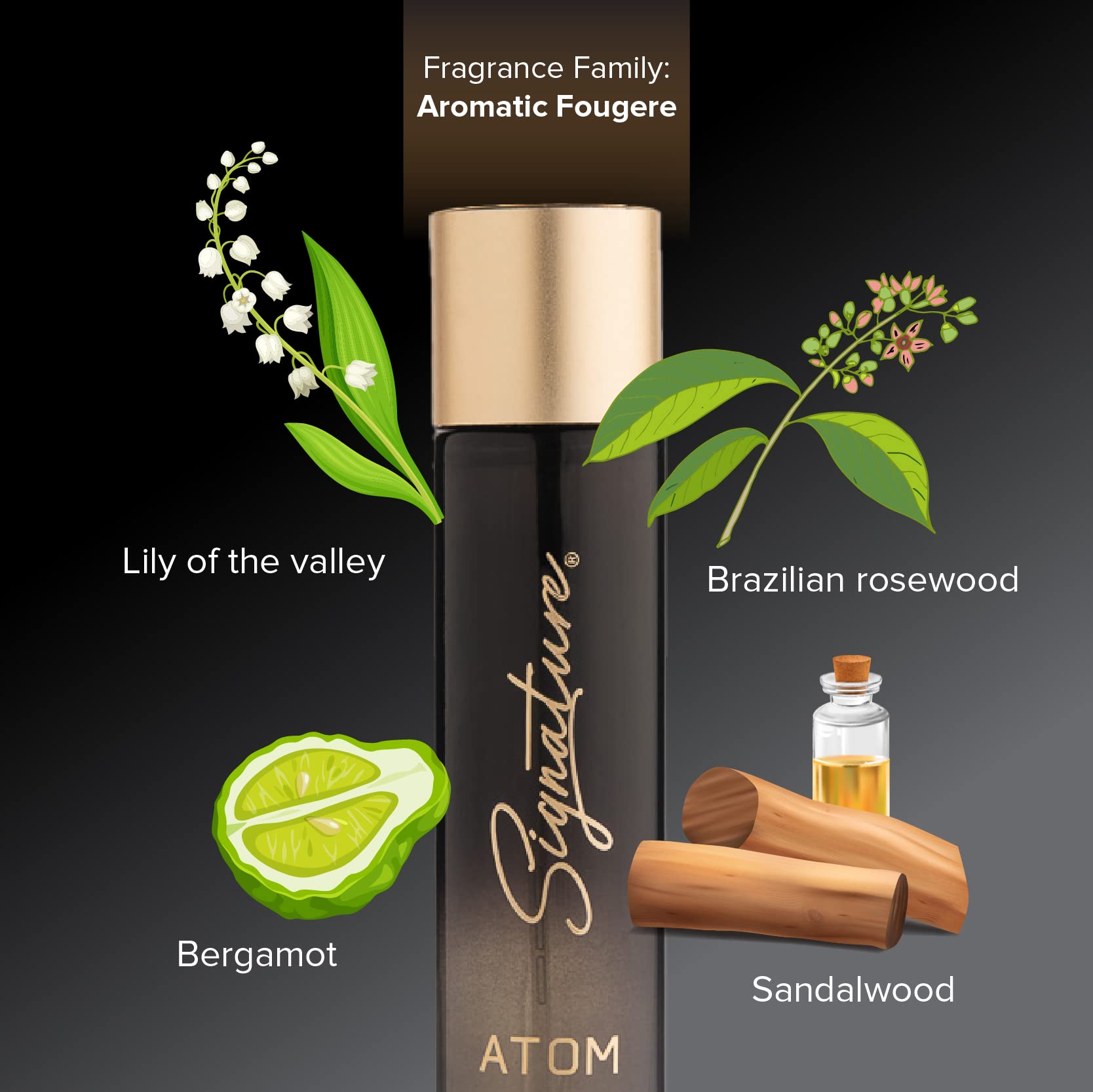 Universe Series Atom & Earth | Unisex Combo Pack of 2 (60 ml) | Long Lasting Fragrance for Men and Women