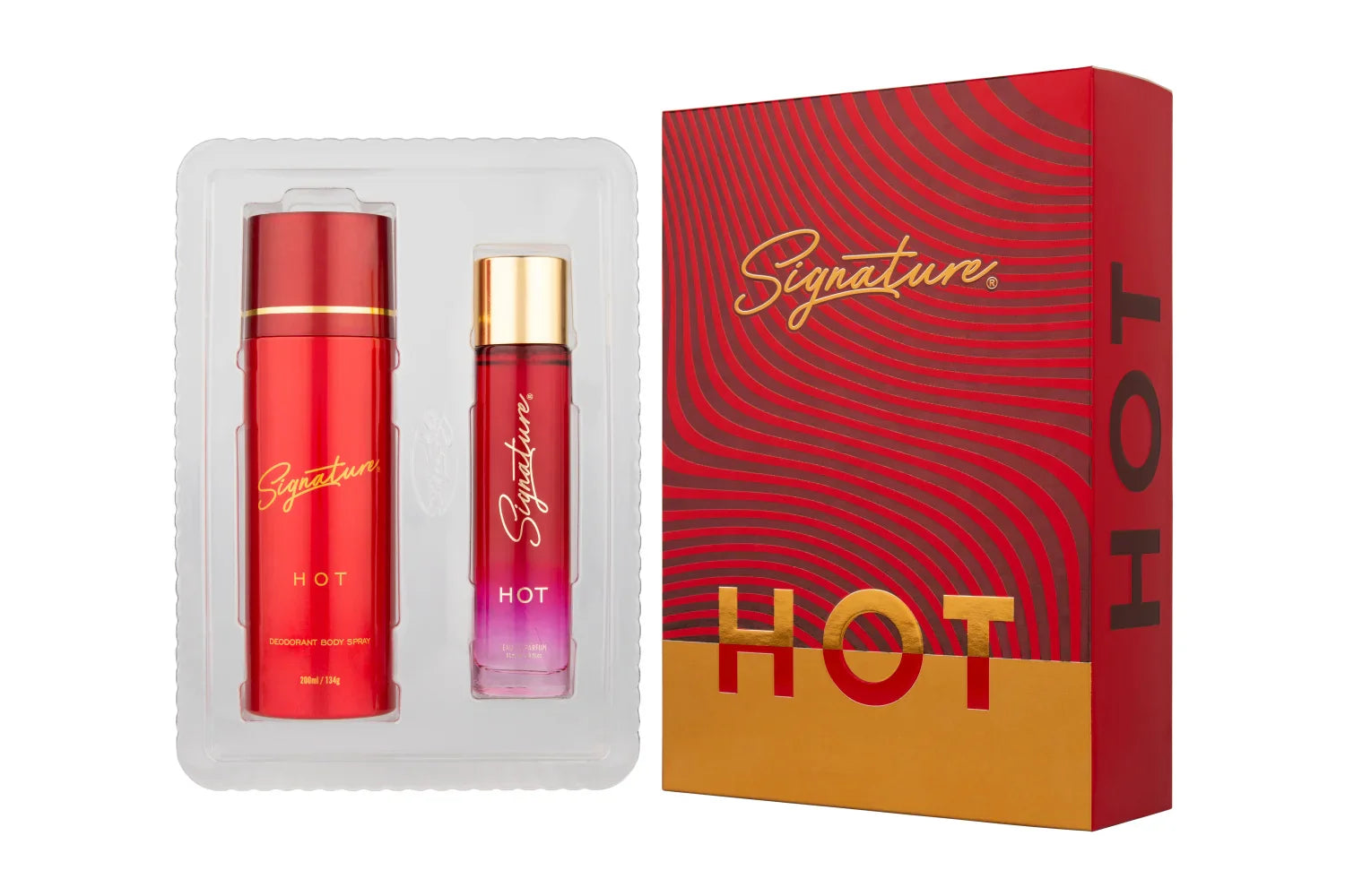 "HOT" 60 ML Perfume + 200 ML Deodorant | Festival Gift Pack