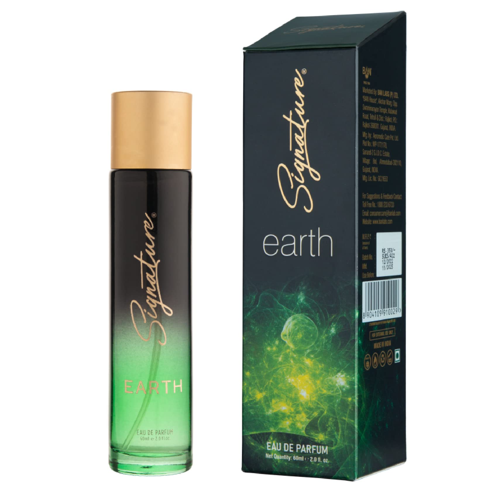Universe Series Mars & Earth Unisex Combo (60 ml x 2) | Long Lasting Fragrance for Men and Women
