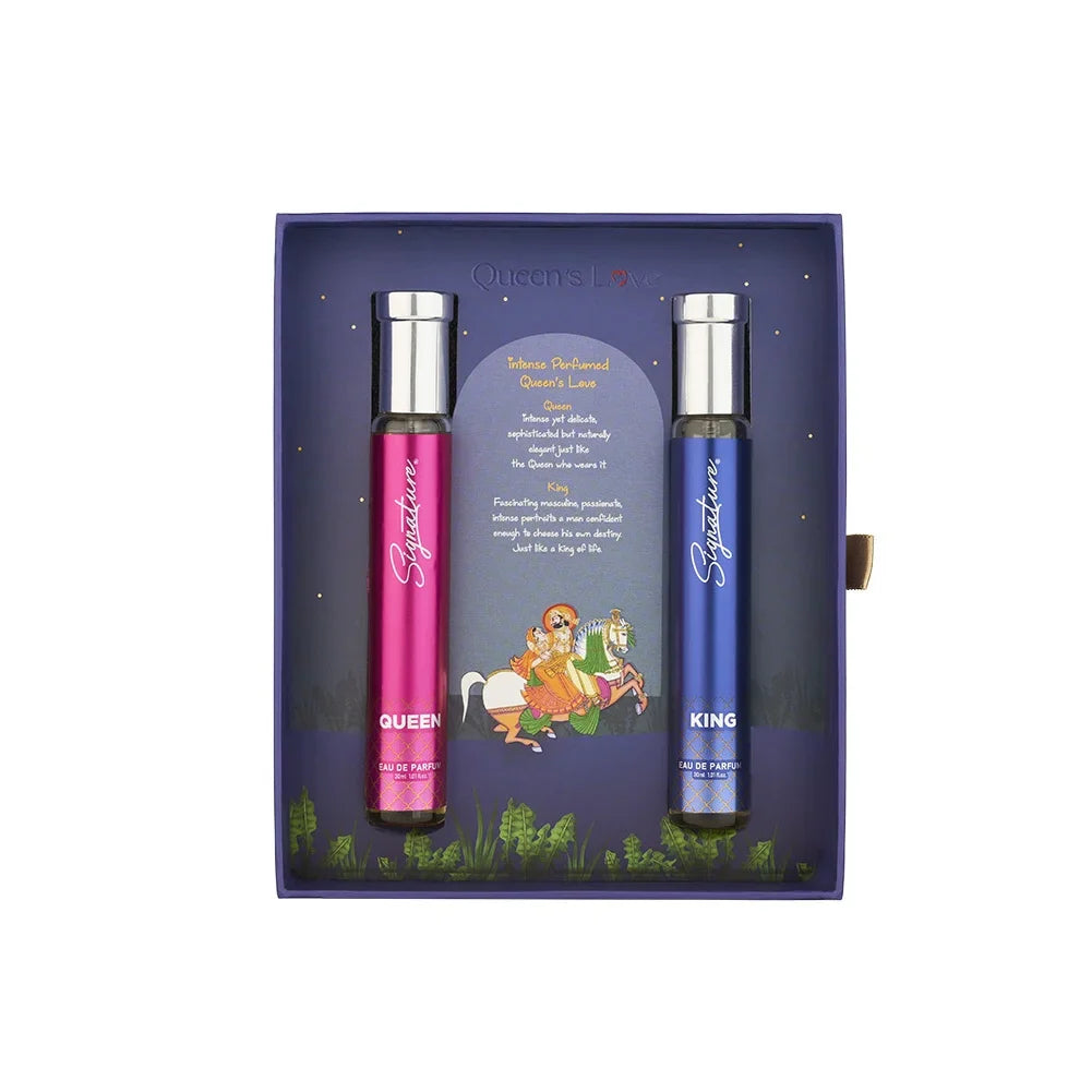Queen's Love Royal Gift Set King 30 Ml + Queen 30 Ml + FREE!! Cocktail Deodorant 200 ml
