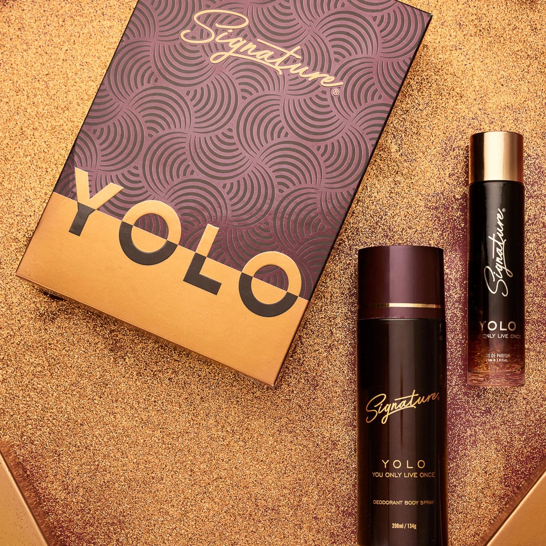 Eau De Parfum + Deodorant Gift Set Combo- "YOLO" - 60 ML EDP & 200 ML DEO 