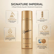 Imperial Unisex Deodorant Body Spray (200ml) | Long Lasting Fragrance For Men & Women | Fights Body Odour | Everyday Use  Fragrances