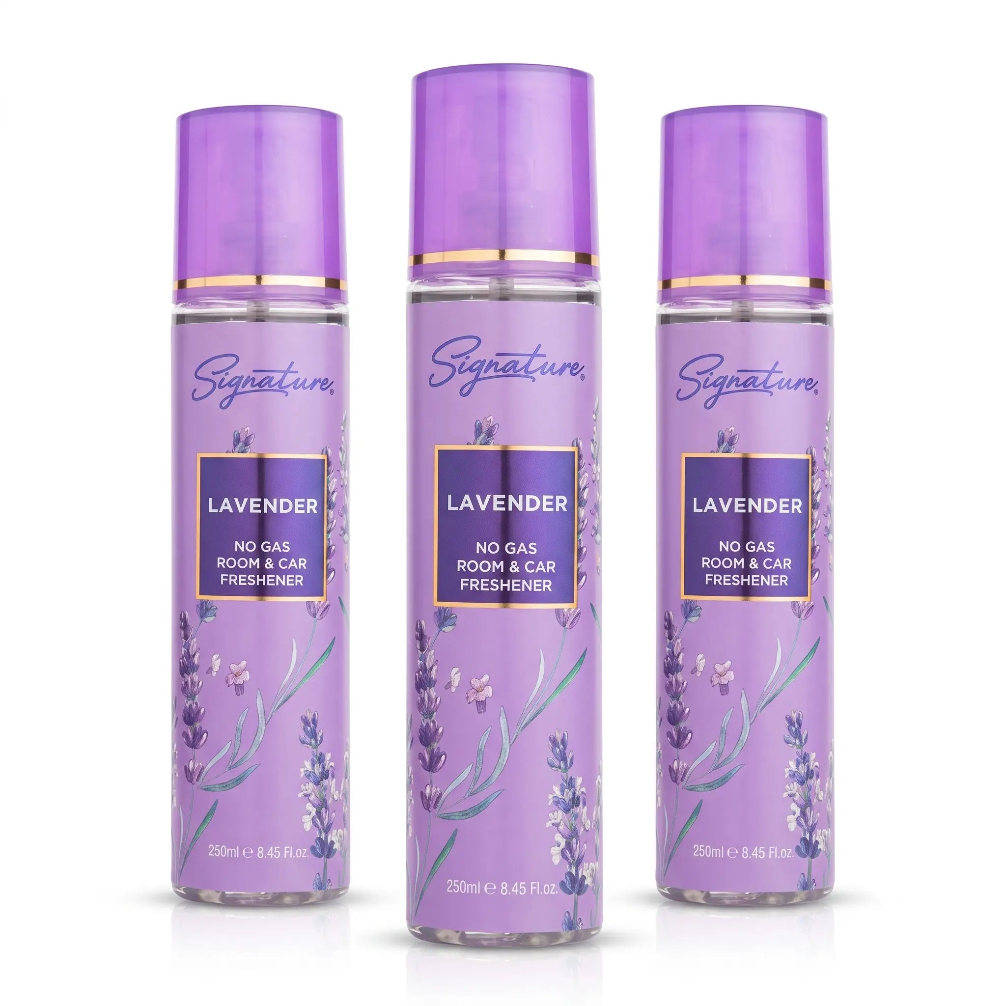 Lavender Premium Room & Car Perfume (Pack of 3) | 250 ML | Room Spray Air Freshener Combo  Fragrances