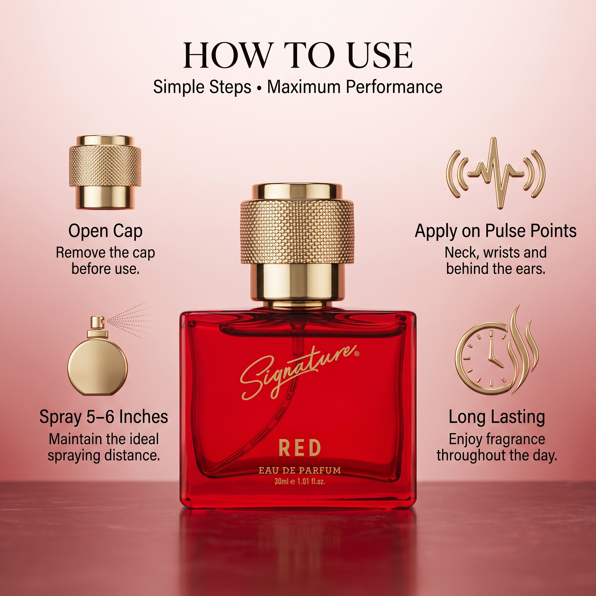 Premium Red Unisex Perfume - 30 ML | Unique Fragrance Ideal for Any Occasion | Perfect for Men & Women  Fragrances