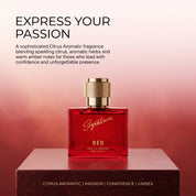 Premium Red Unisex Perfume - 30 ML | Unique Fragrance Ideal for Any Occasion | Perfect for Men & Women  Fragrances