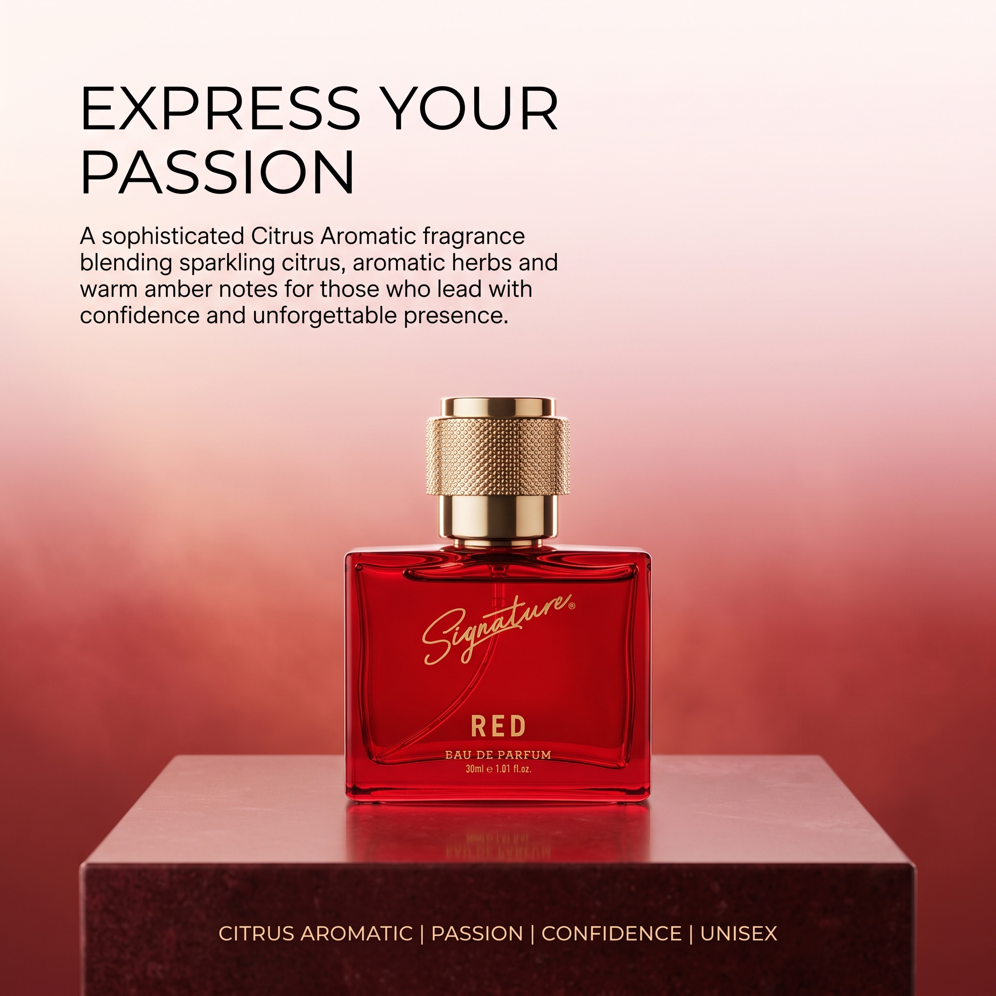 Premium Red Unisex Perfume - 30 ML | Unique Fragrance Ideal for Any Occasion | Perfect for Men & Women  Fragrances