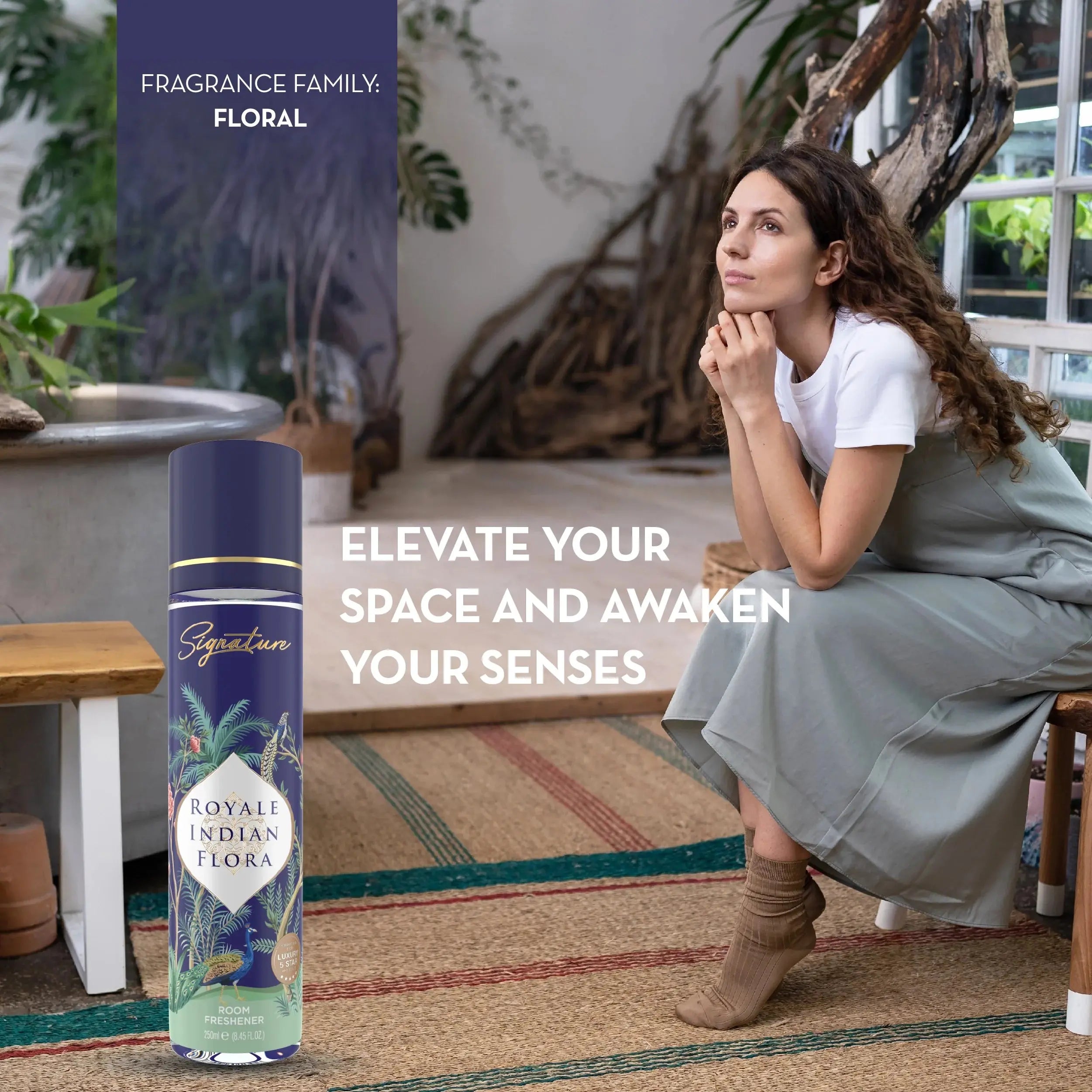 Buy Royale Indian Flora Premium Air Freshener Spray Luxury Room