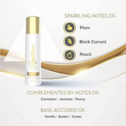 White female deodorant body spray