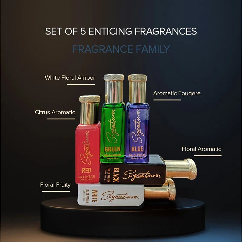Impression Unisex Perfume ( 20ml X 5N) | Perfume Gift Pack for Men & Women |  Long Lasting Fragrance