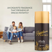 Club Air Perfume | 250 ML | Long Lasting, luxurious Scent | Pocket Friendly Air Freshener Spray