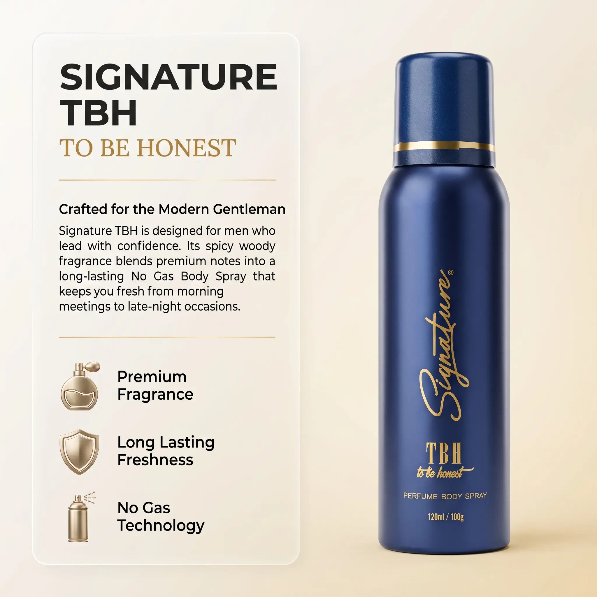 TBH Deodorant for Men (25 & 120 ml) | Best Deo for Him | Premium Body Spray for Long Lasting Impression  Fragrances