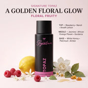 TOPAZ – Women's Perfume Deodorant - 150ml | Radiant Floral Fruity Body Spray