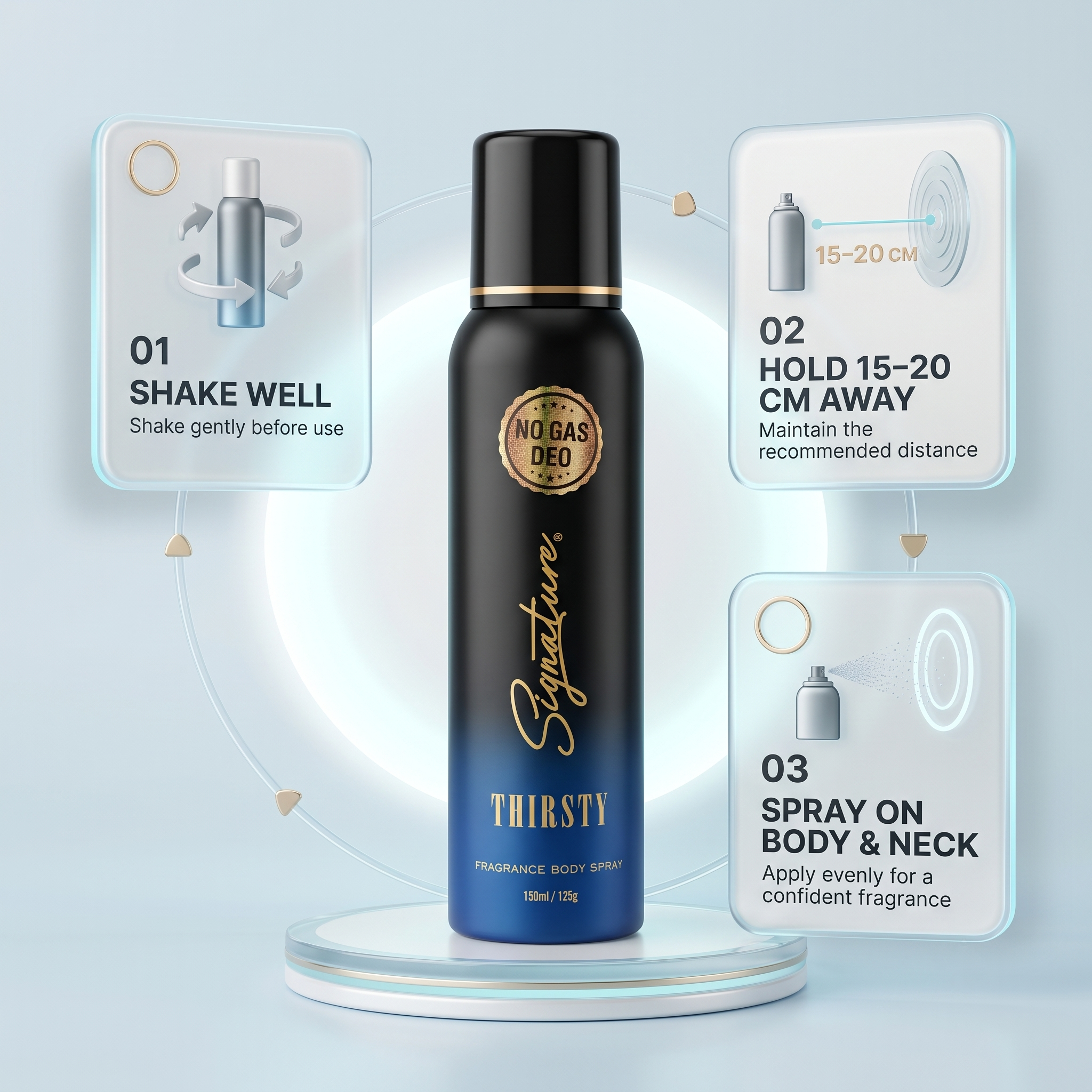 Signature Thirsty Perfume Body Spray – 150ml  Fragrances