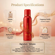 Volcano Premium Deo for Men (25 & 120ml) | No Gas Deo | Easy to Use & Effective | For Daily Use Deodorant For Him  Fragrances