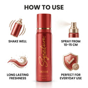 Volcano Premium Deo for Men (25 & 120ml) | No Gas Deo | Easy to Use & Effective | For Daily Use Deodorant For Him  Fragrances