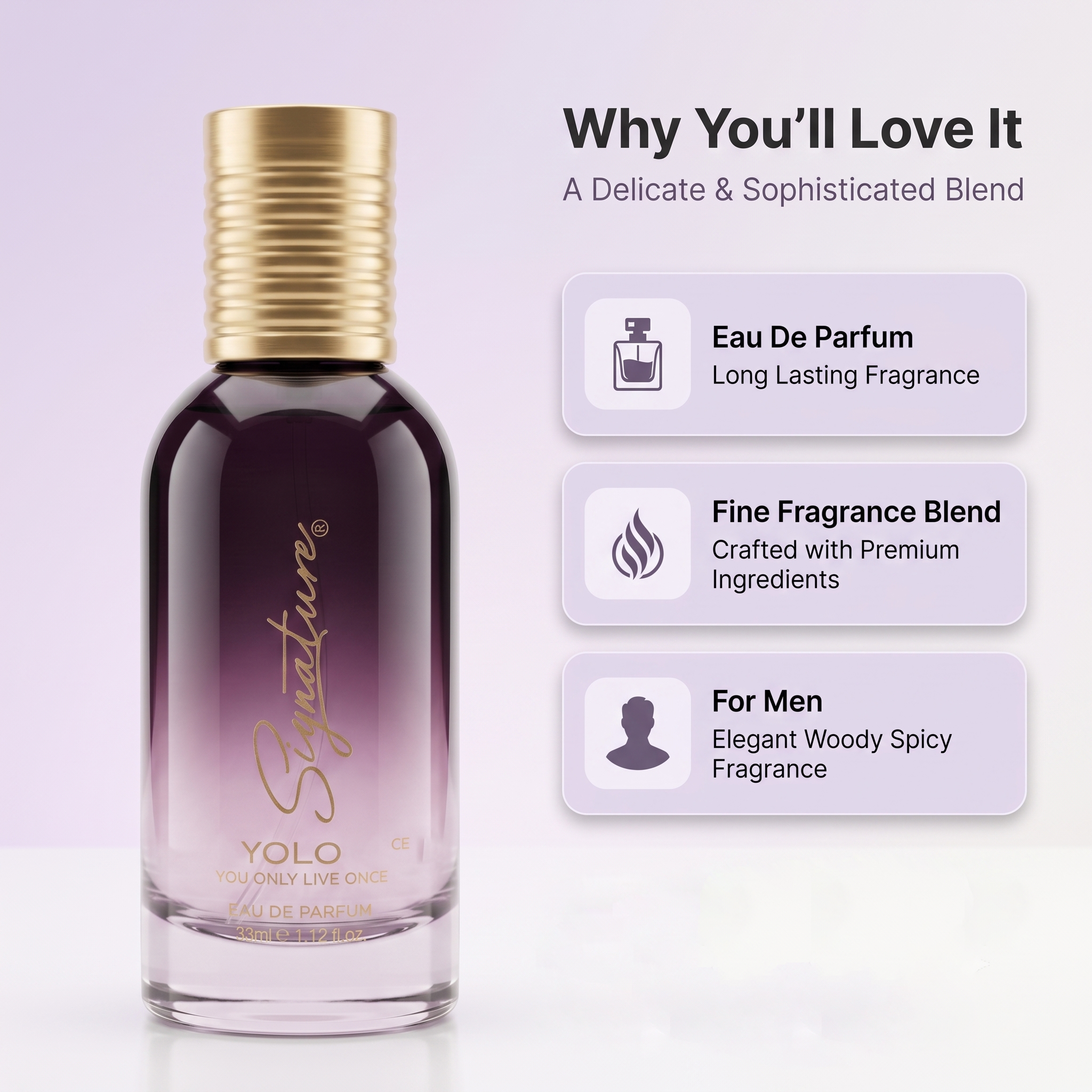 Yolo Long Lasting Men's Perfume - 30 & 100ml | Budget Perfume for Men | Best Perfume for Everyday Wear  Fragrances